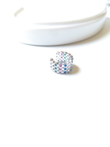 Liebeskind Berlin Earcuff Bambino - Cerchio Acciaio Con Incisione 1.2 Cm